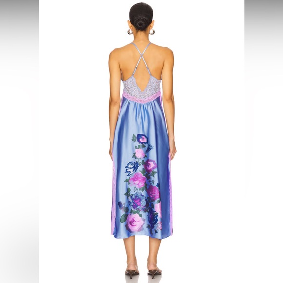 NWT Intimately Free People Just Dreamy Maxi in Blue Vista - Picture 6 of 16
